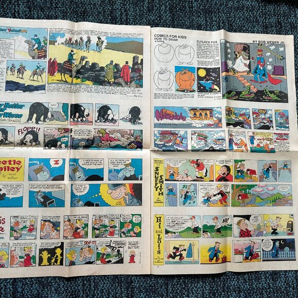 3 Vintage 1993 & 1996 Sunday Comics Funnies Indianapolis Star Newspaper Strips - Picture 5 of 16